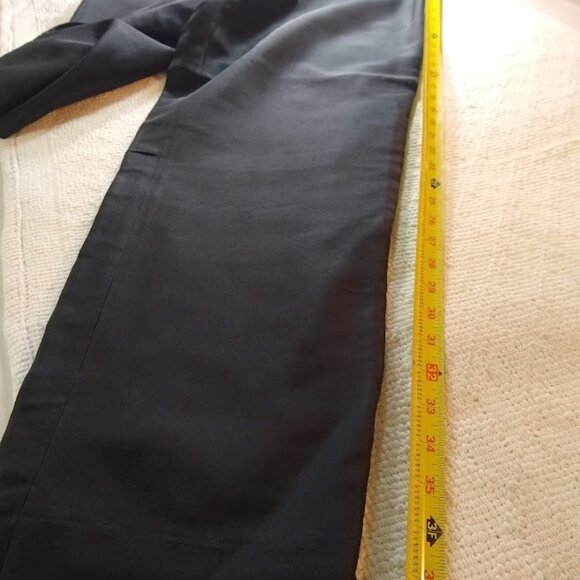 French Laundry M black silk ankle pants - Picture 7 of 14